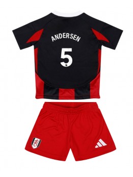Fulham Emile Smith Rowe #32 Auswärts Trikotsatz für Kinder 2024-25 Kurzarm (+ Kurze Hosen)
